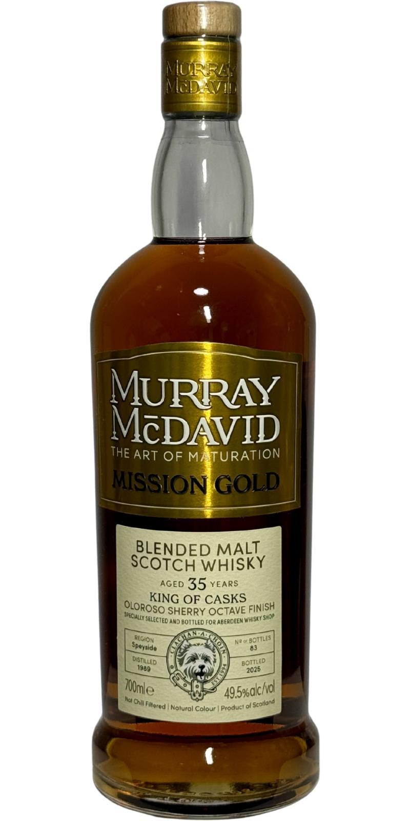 King of Casks 1989 MM Mission Gold