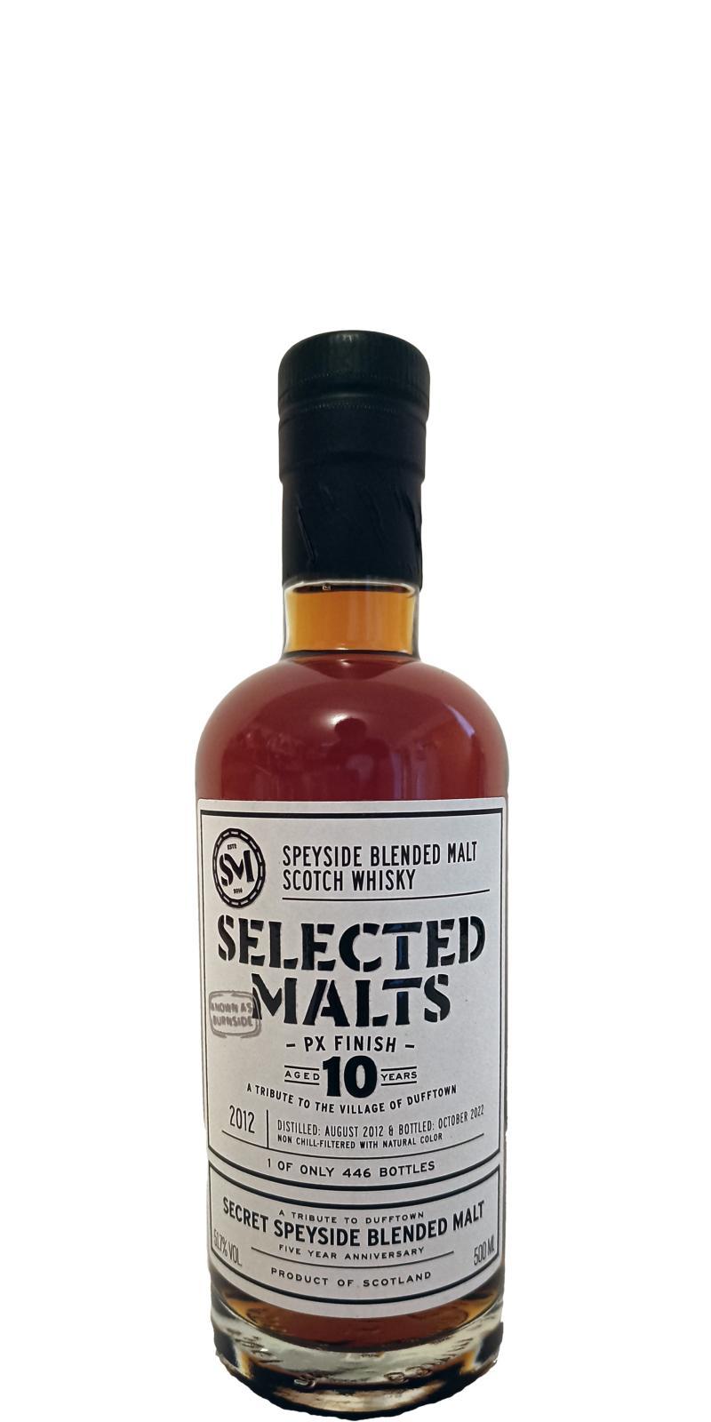 Speyside Blended Malt Scotch Whisky 2012 SM A Tribute To The Village Of Dufftown