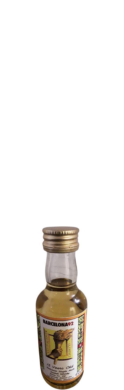 Balvenie 15-year-old TWD Barcelona 92 - Miniature