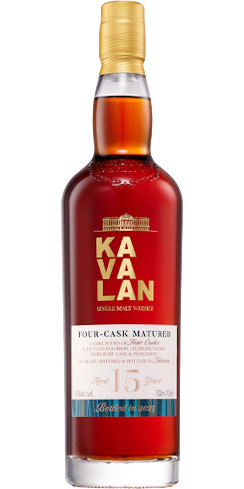 Kavalan 15-year-old  Four-Cask Matured