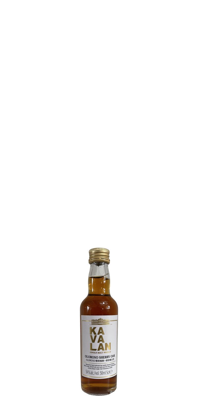 Kavalan Oloroso Sherry Oak  Miniature
