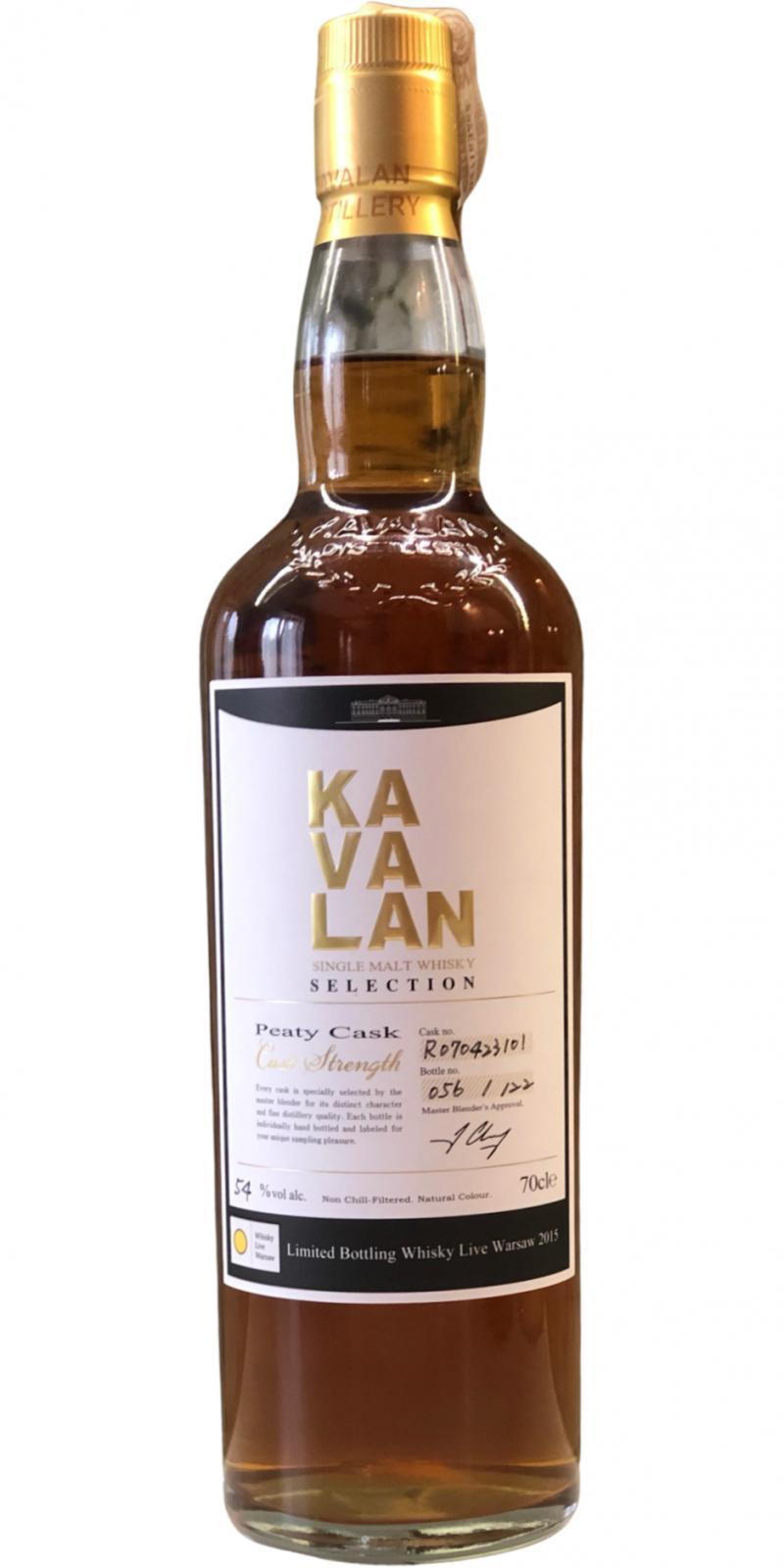 Kavalan Selection  Peaty Cask
