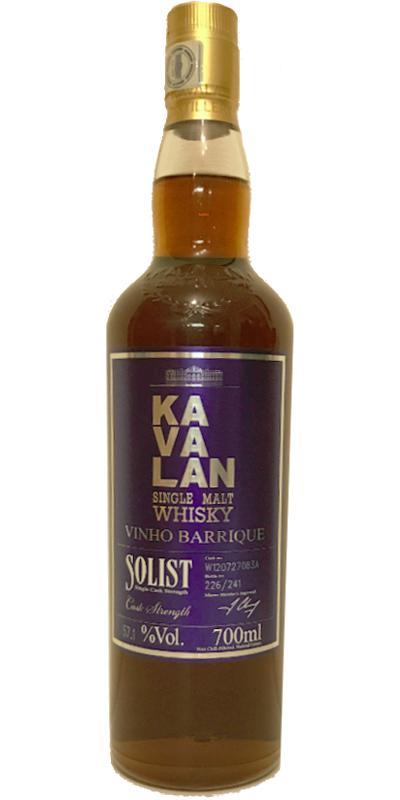 Kavalan Solist  Vinho Barrique