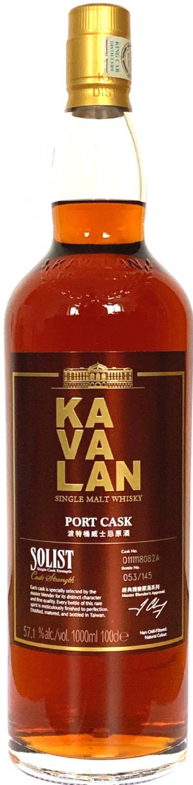 Kavalan Solist  Port Cask