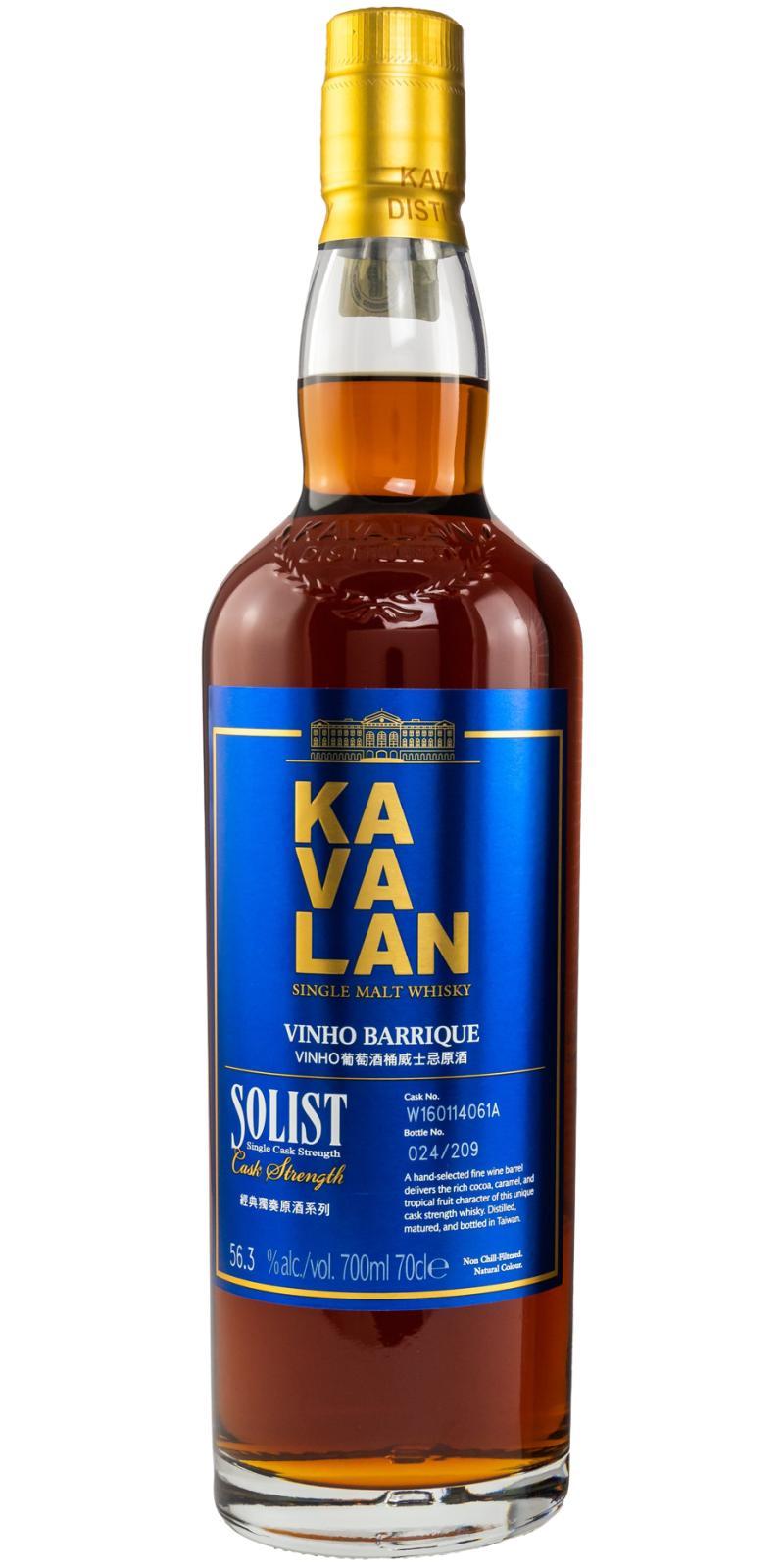 Kavalan Solist  Vinho Barrique