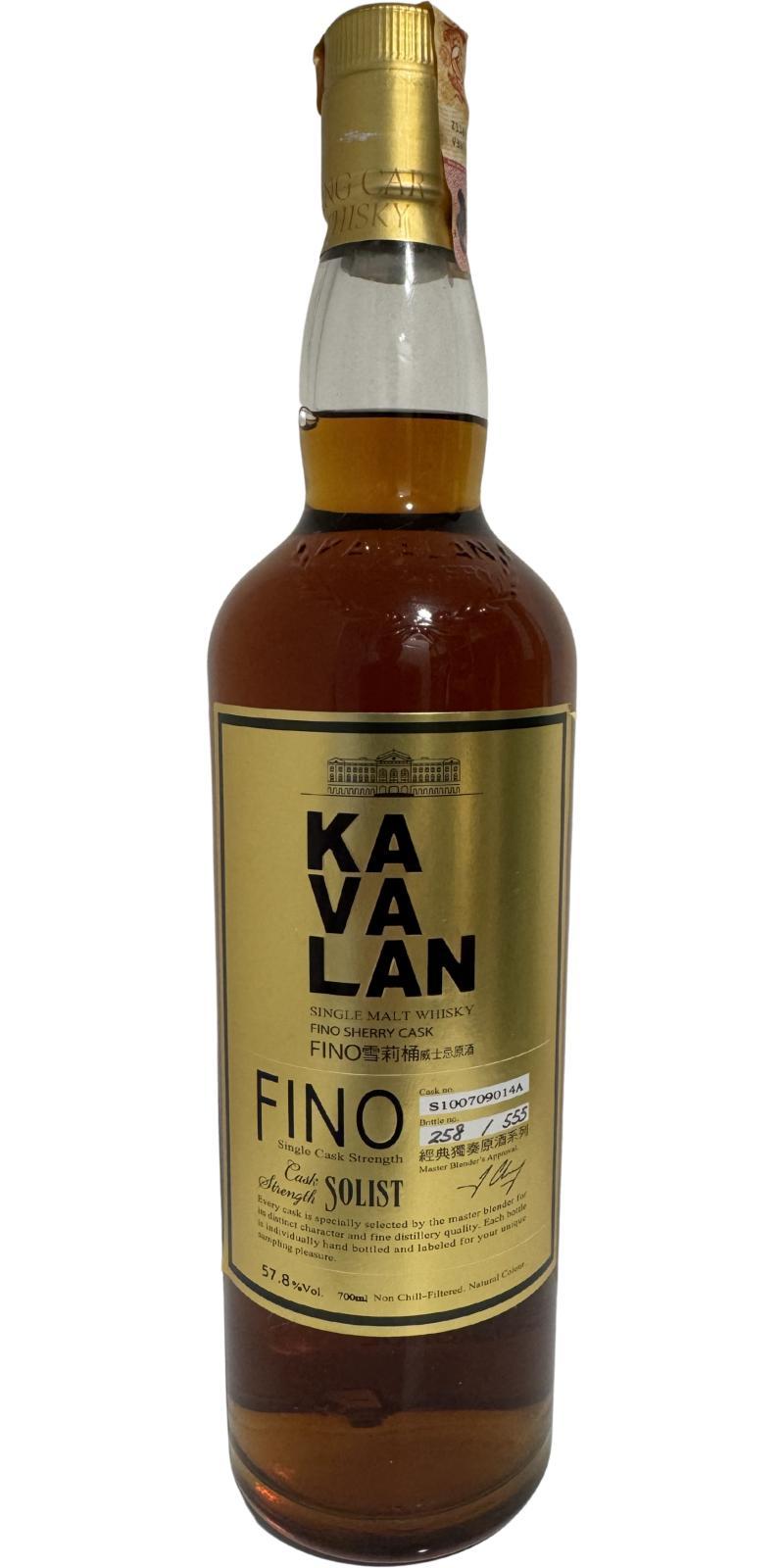 Kavalan Solist  Fino