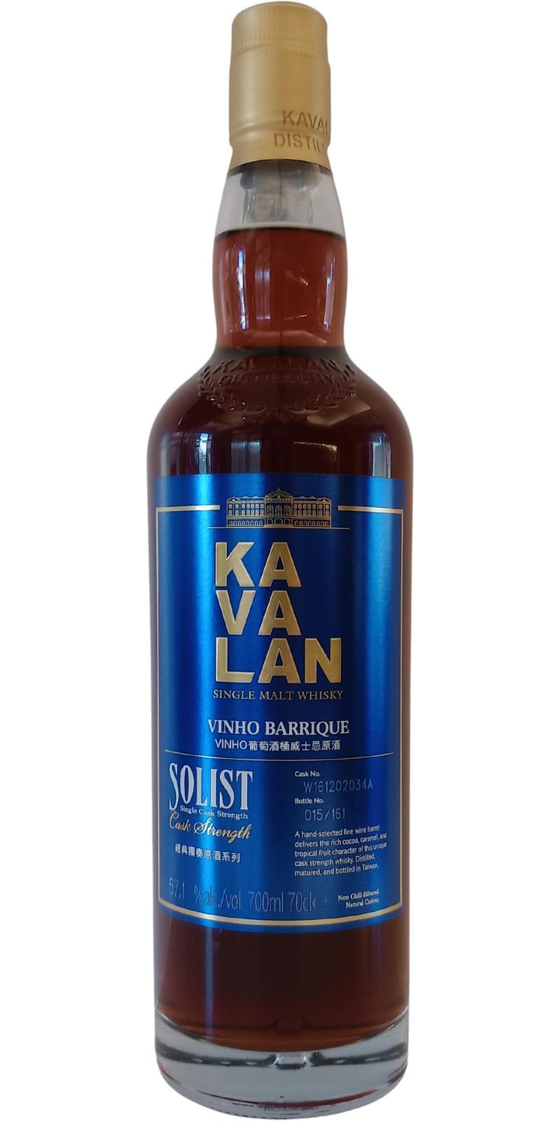 Kavalan Solist  Vinho Barrique