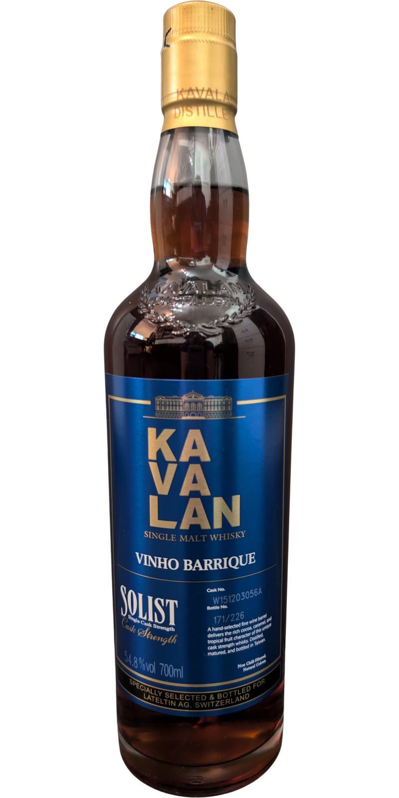 Kavalan Solist  Vinho Barrique