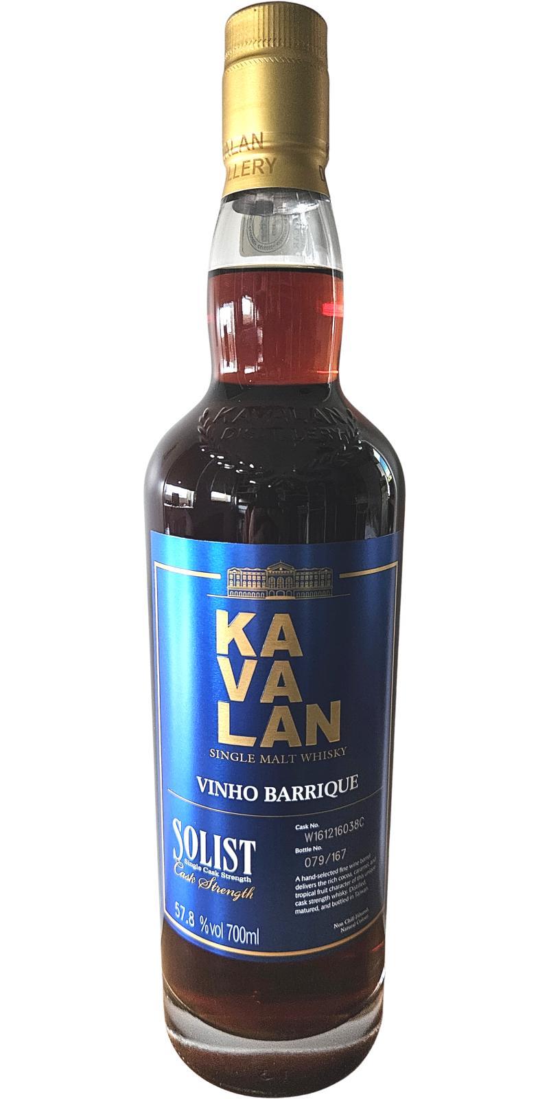 Kavalan Solist  Vinho Barrique