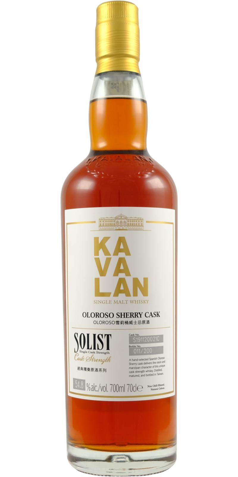 Kavalan Solist  Oloroso Sherry Cask