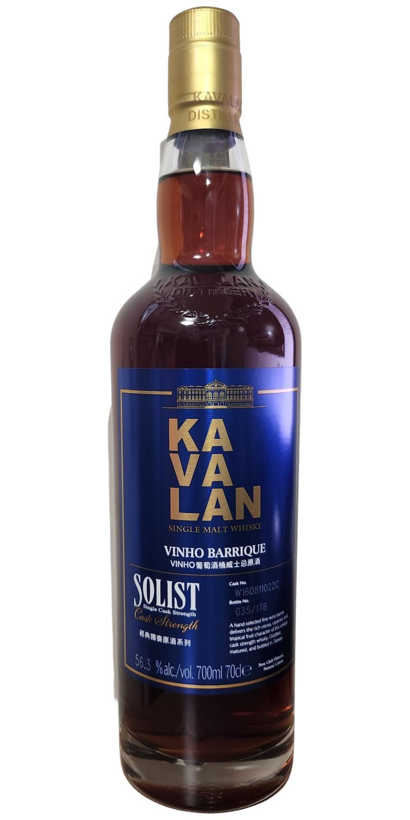 Kavalan Solist  Vinho Barrique