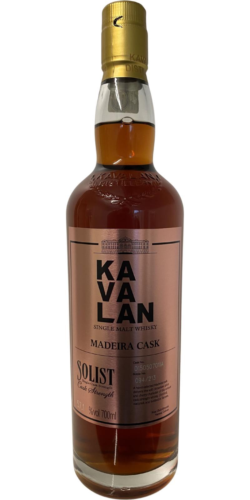 Kavalan Solist  Madeira Cask