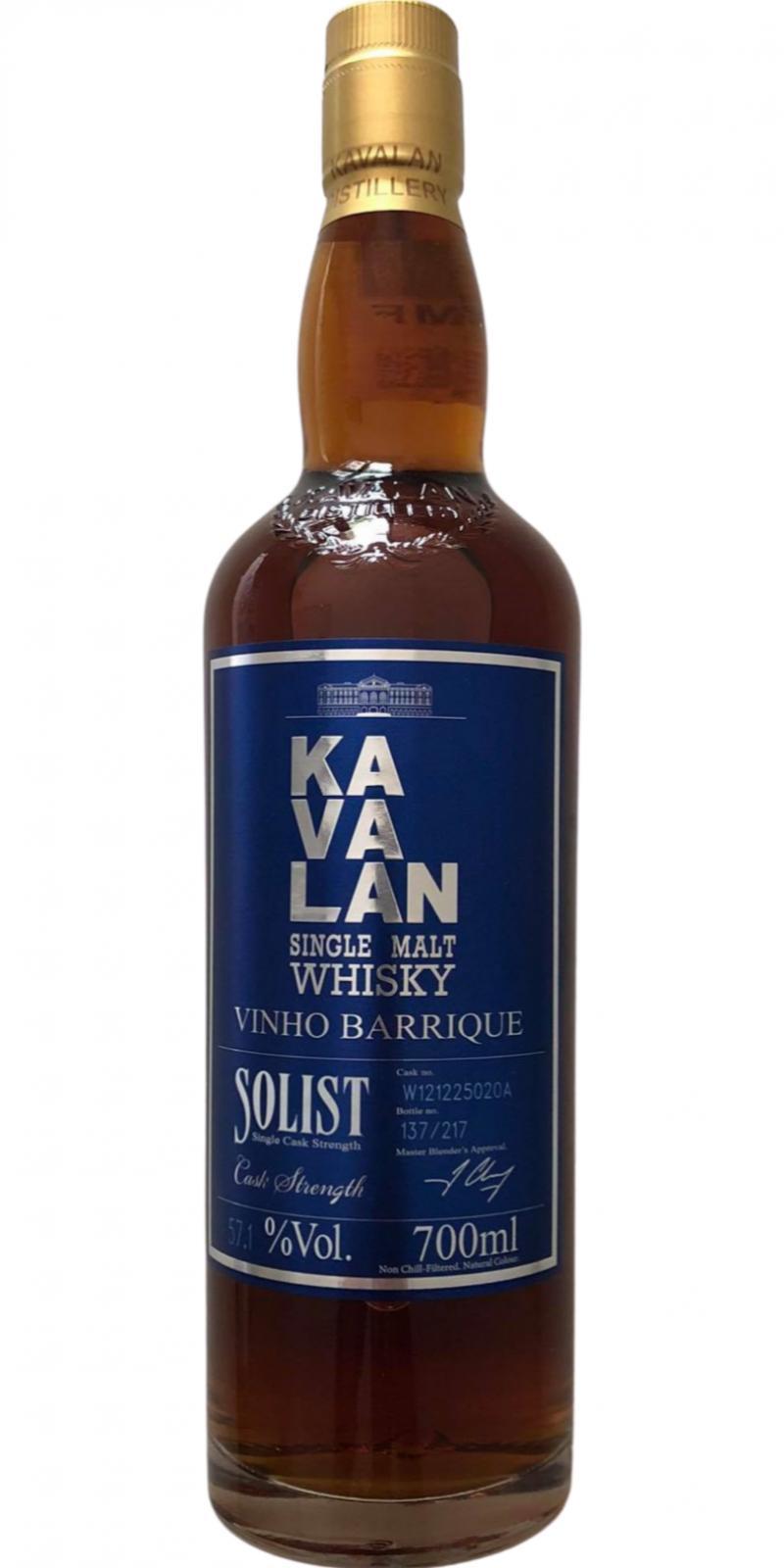 Kavalan Solist  Vinho Barrique