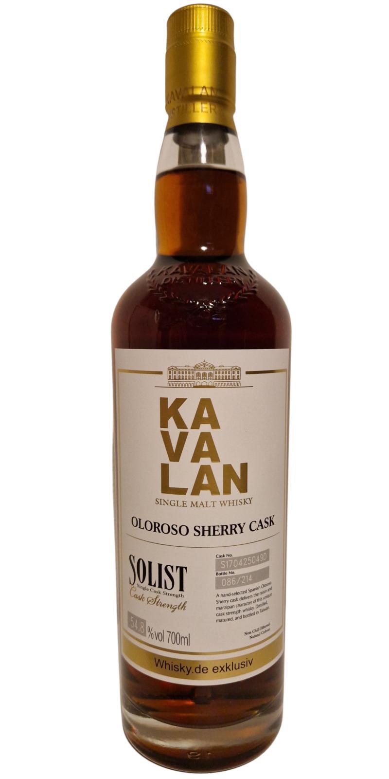 Kavalan Solist  Oloroso Sherry Cask