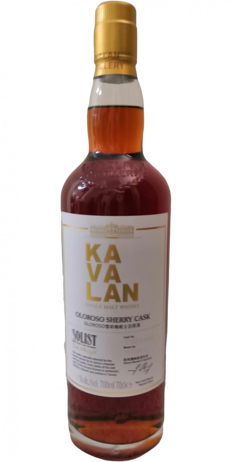 Kavalan Solist  Oloroso Sherry Cask