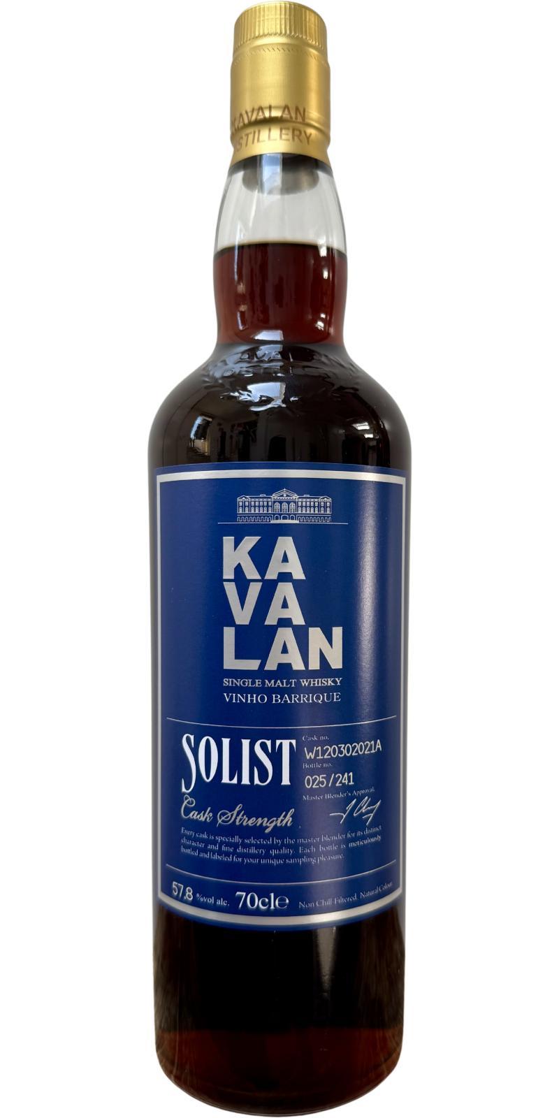 Kavalan Solist  Vinho Barrique