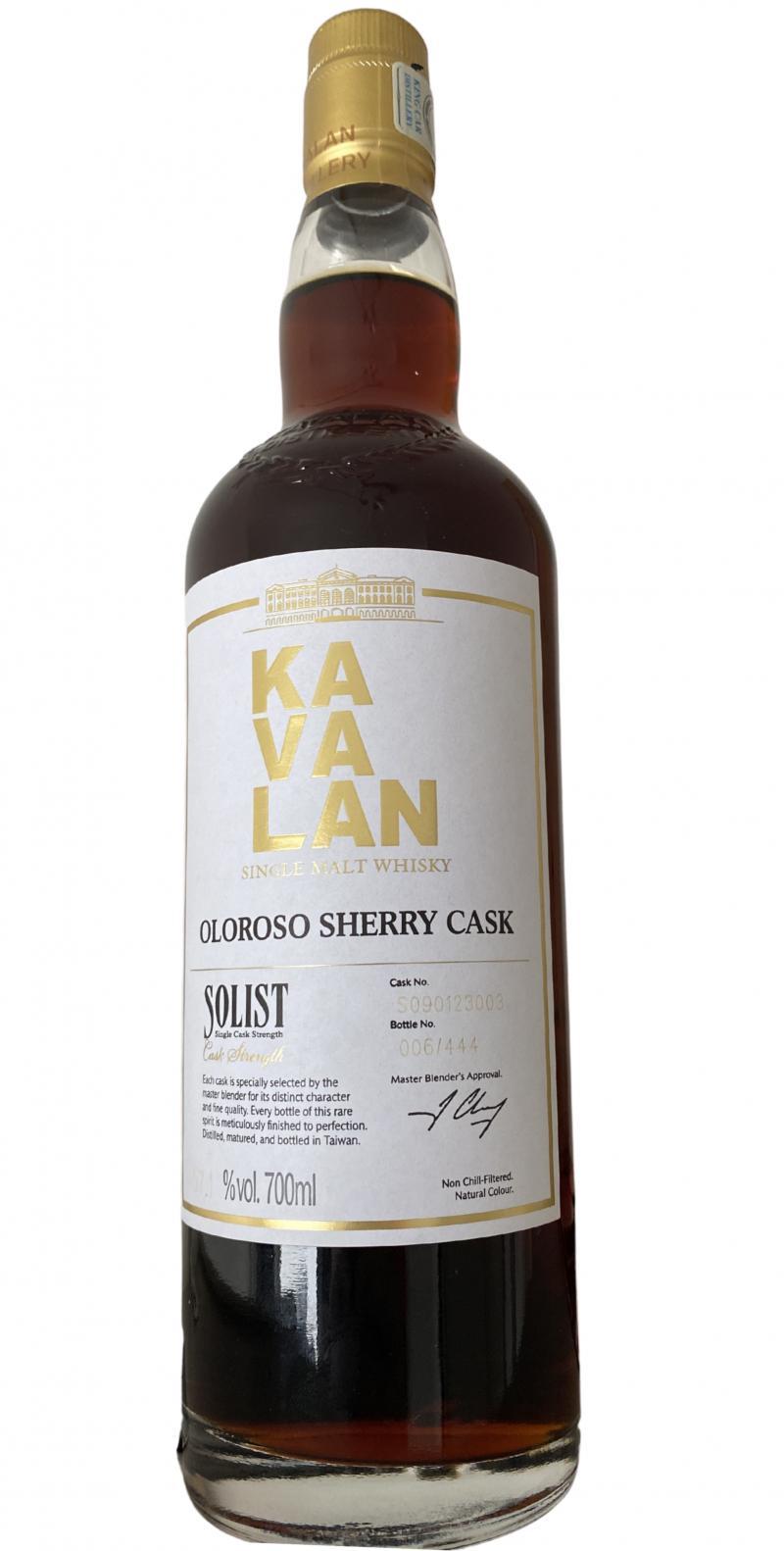 Kavalan Solist  Oloroso Sherry Cask