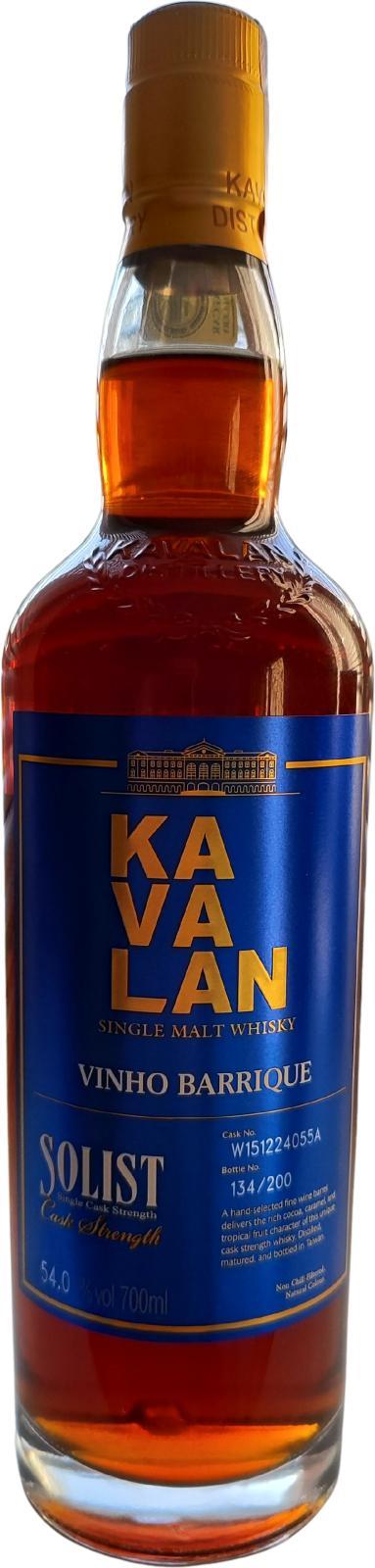 Kavalan Solist  Vinho Barrique