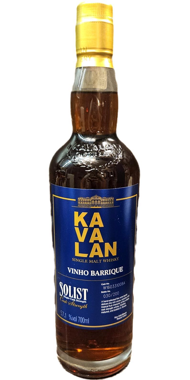 Kavalan Solist  Vinho Barrique