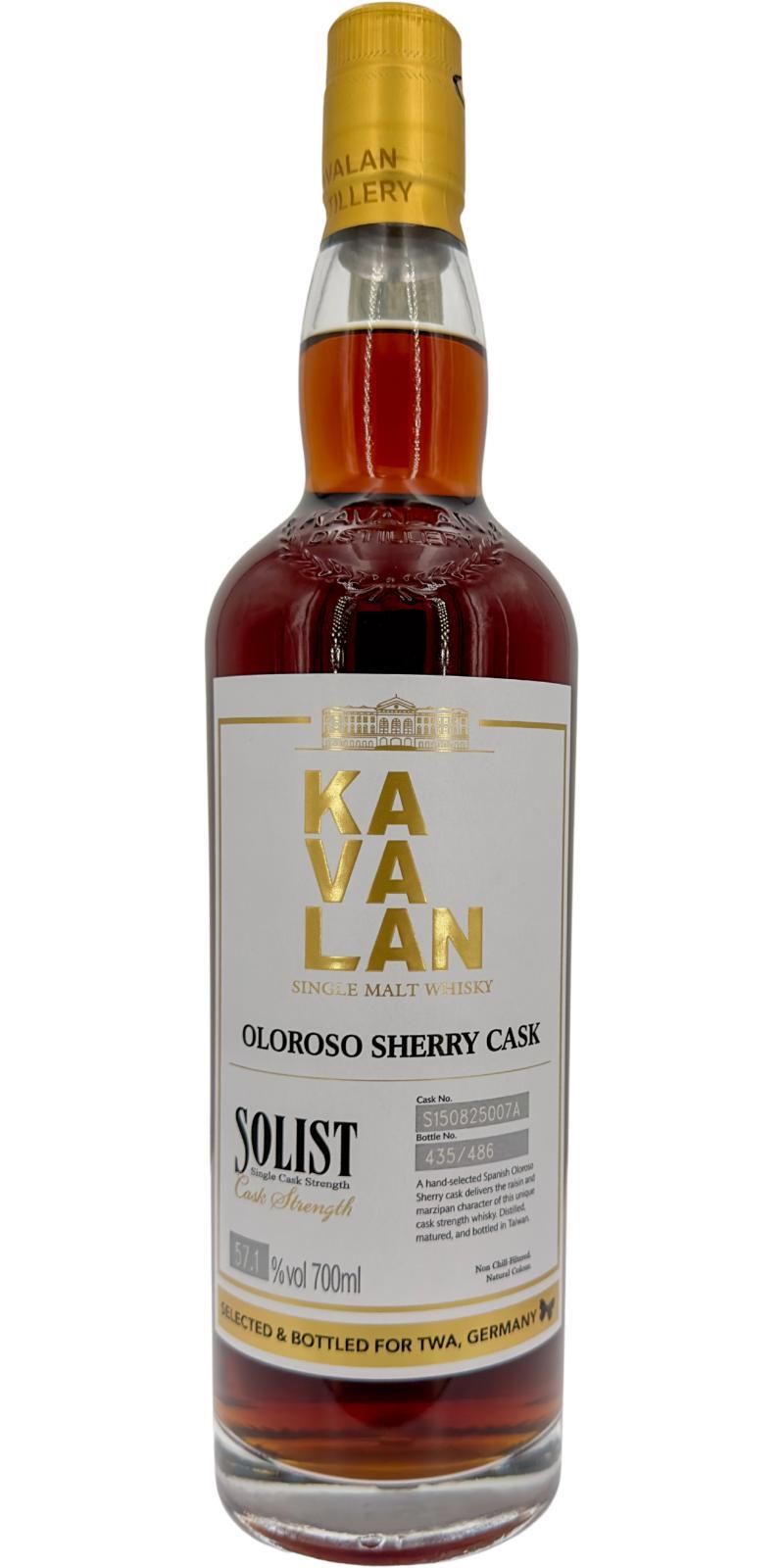 Kavalan Solist  Oloroso Sherry Cask