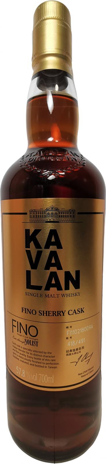 Kavalan Solist  Fino Sherry Cask