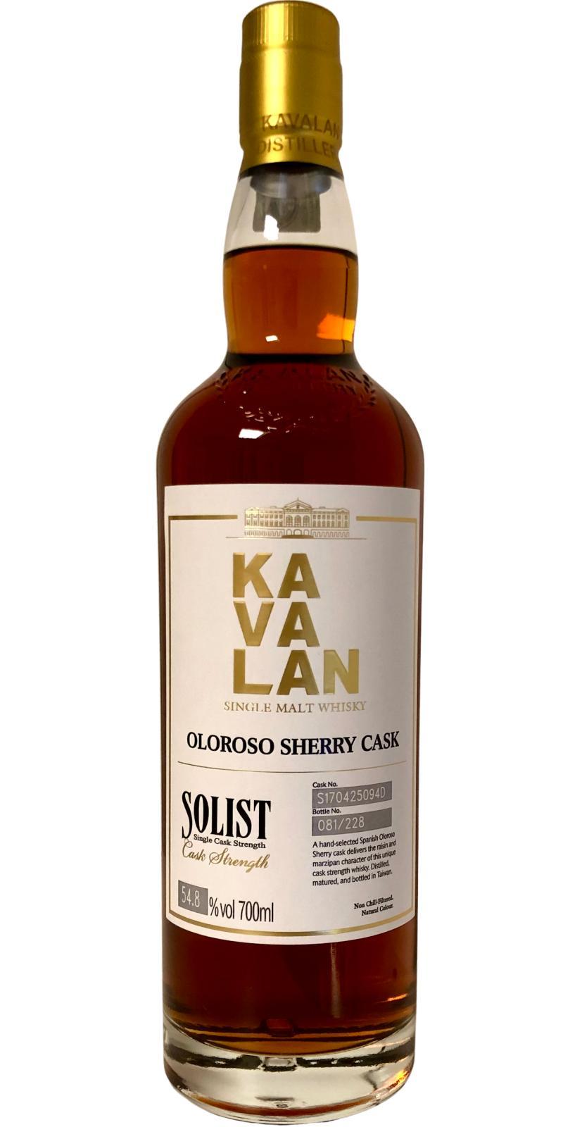 Kavalan Solist  Oloroso Sherry Cask
