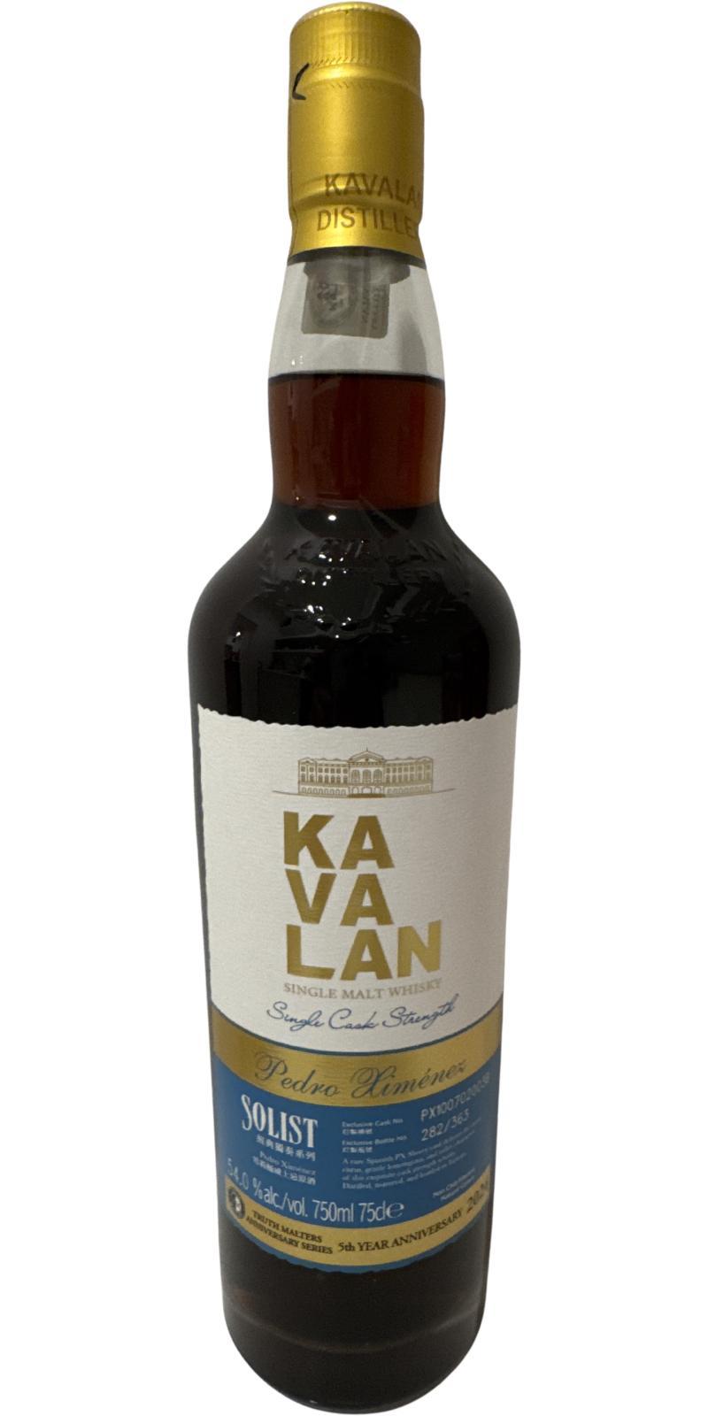 Kavalan Solist  Pedro Ximenez