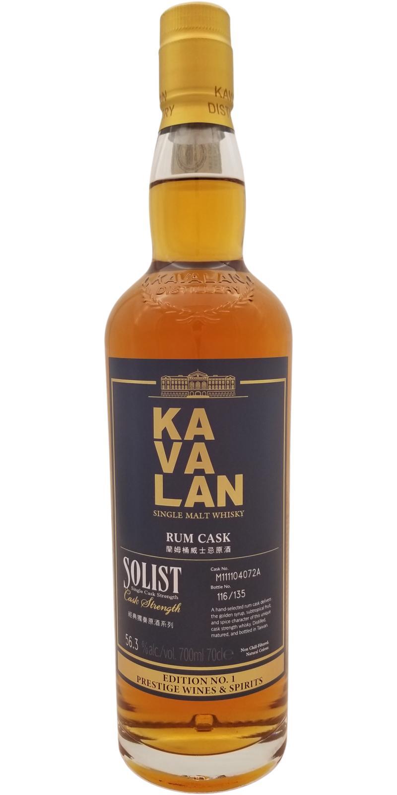 Kavalan Solist  Rum Cask