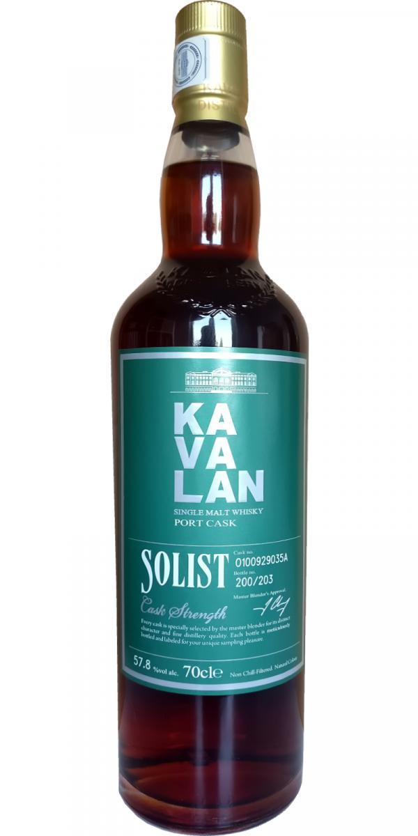 Kavalan Solist  Port Cask
