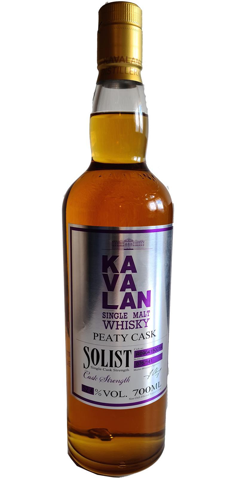 Kavalan Solist  Peaty Cask