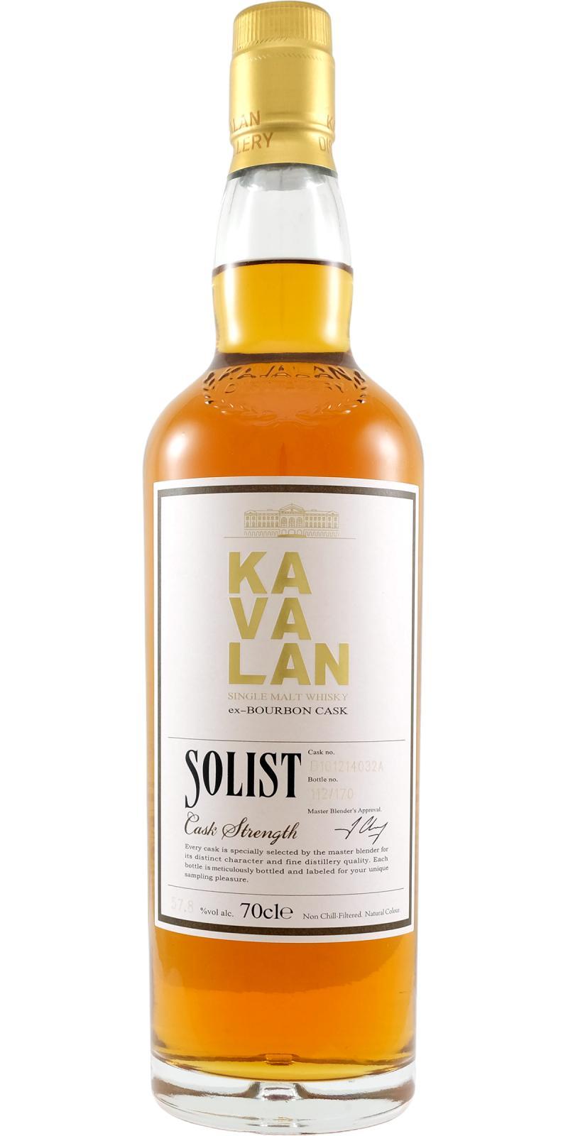 Kavalan Solist  ex-Bourbon Cask