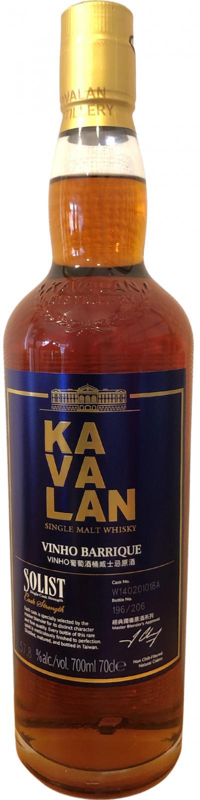 Kavalan Solist  Vinho Barrique