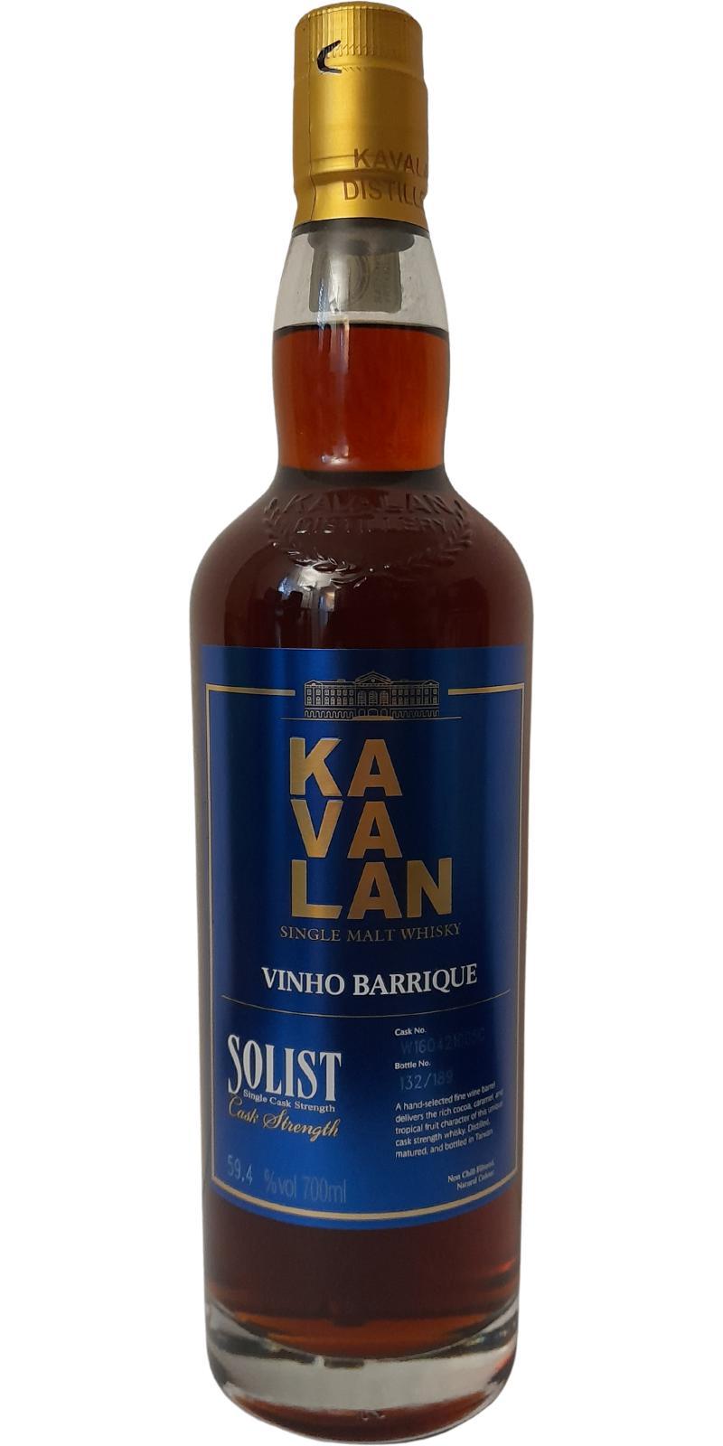 Kavalan Solist  Vinho Barrique
