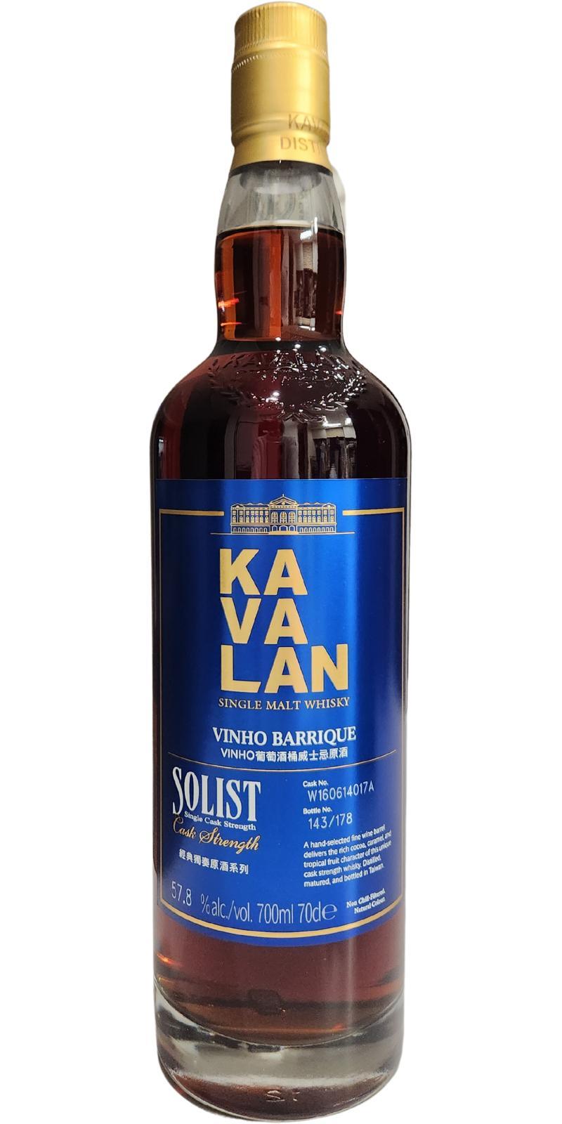 Kavalan Solist  Vinho Barrique