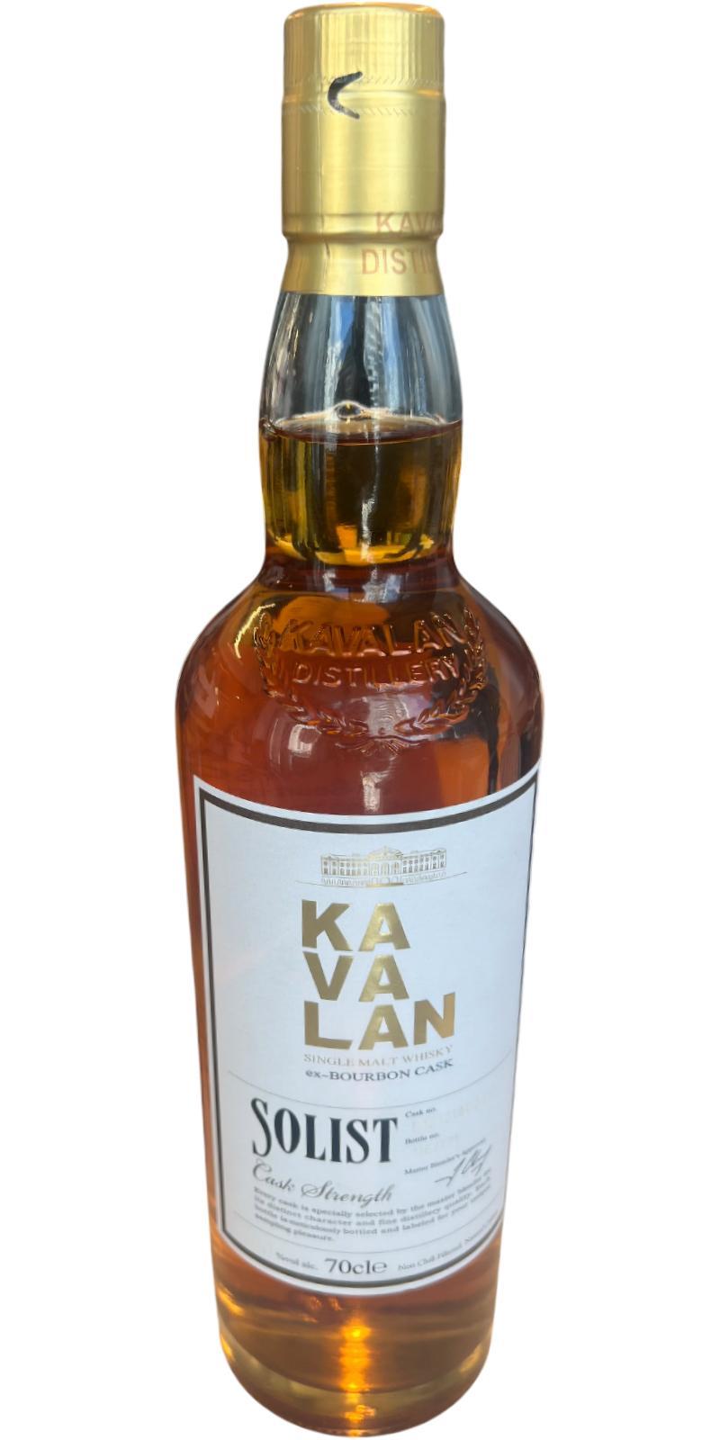 Kavalan Solist  ex-Bourbon Cask