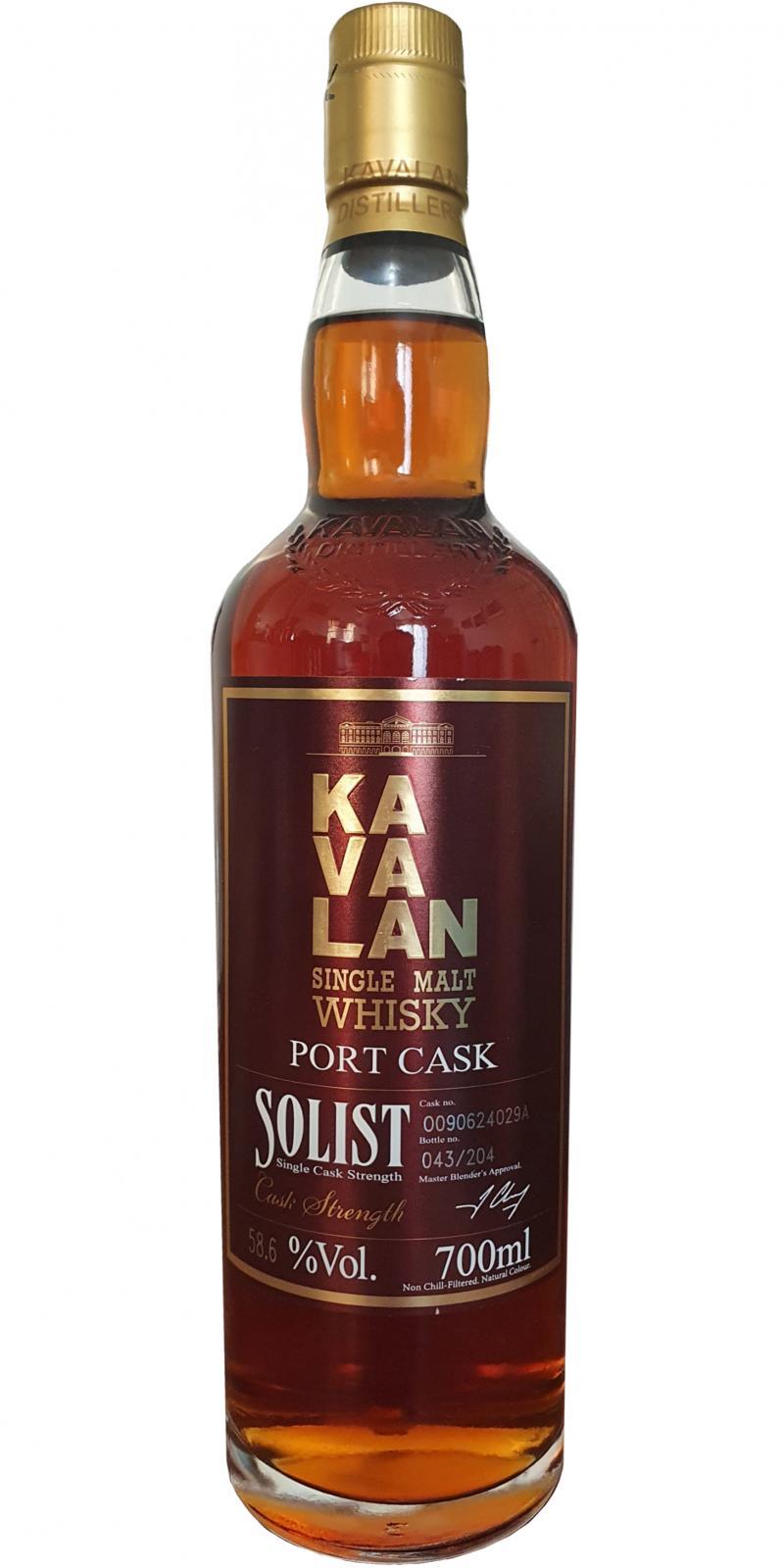 Kavalan Solist  Port Cask