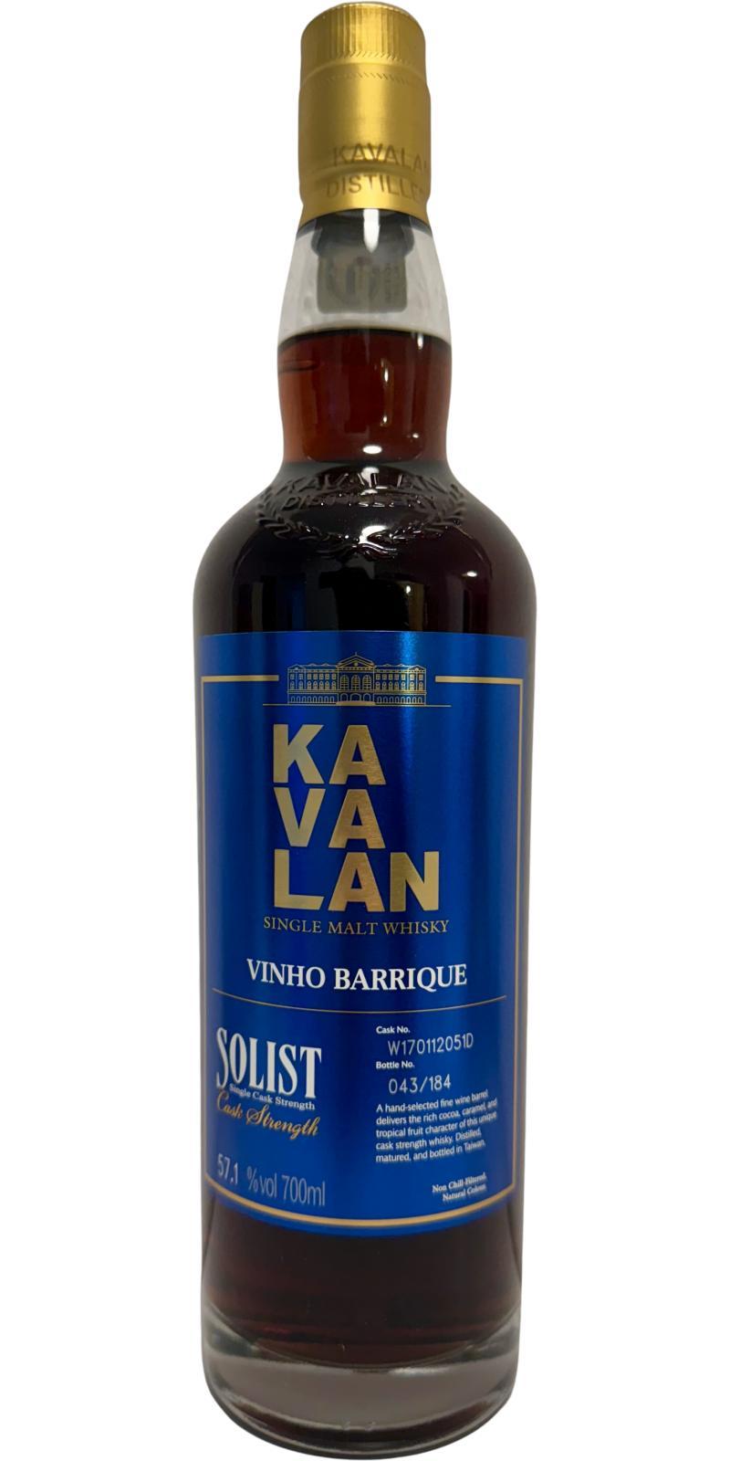 Kavalan Solist  Vinho Barrique