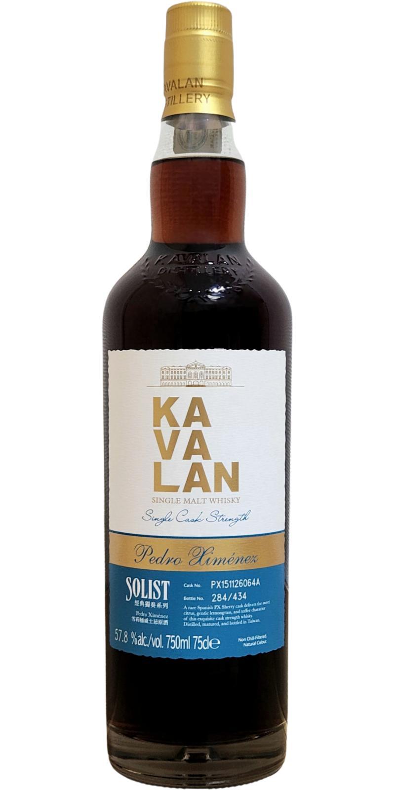 Kavalan Solist  Pedro Ximénez