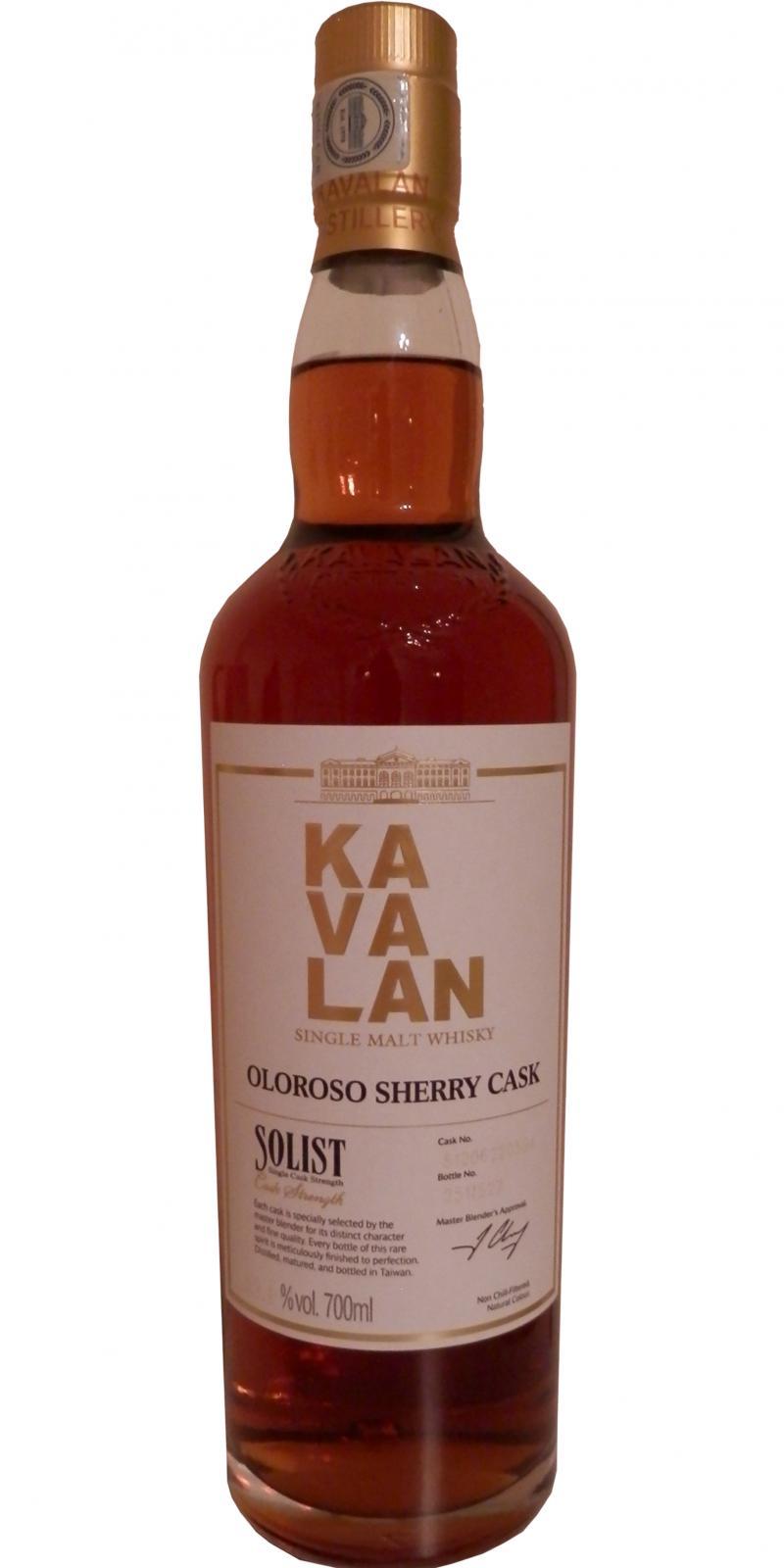 Kavalan Solist  Oloroso Sherry Cask