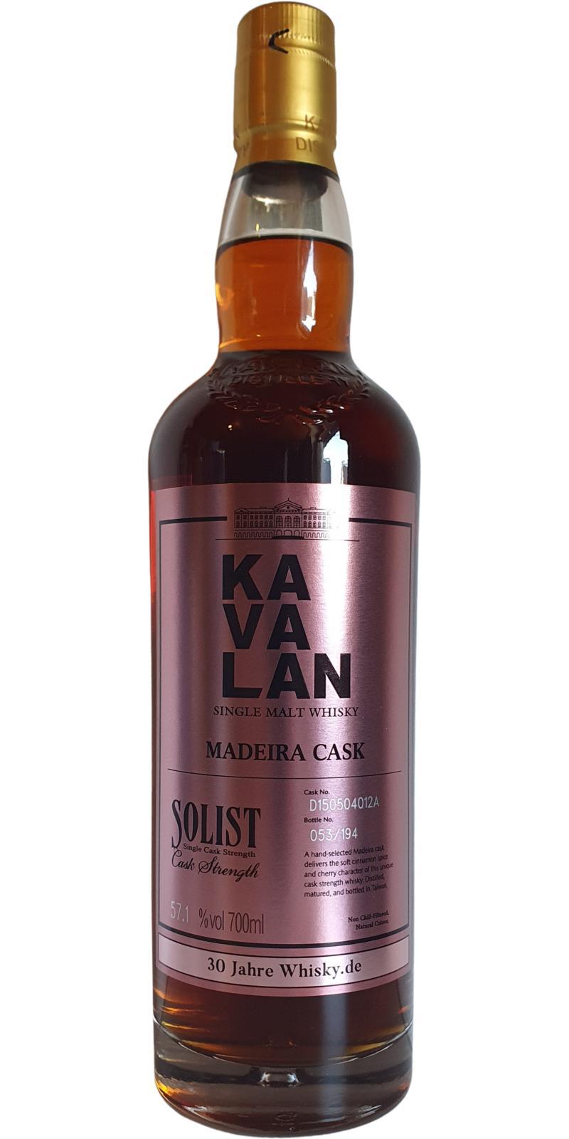 Kavalan Solist  Madeira Cask