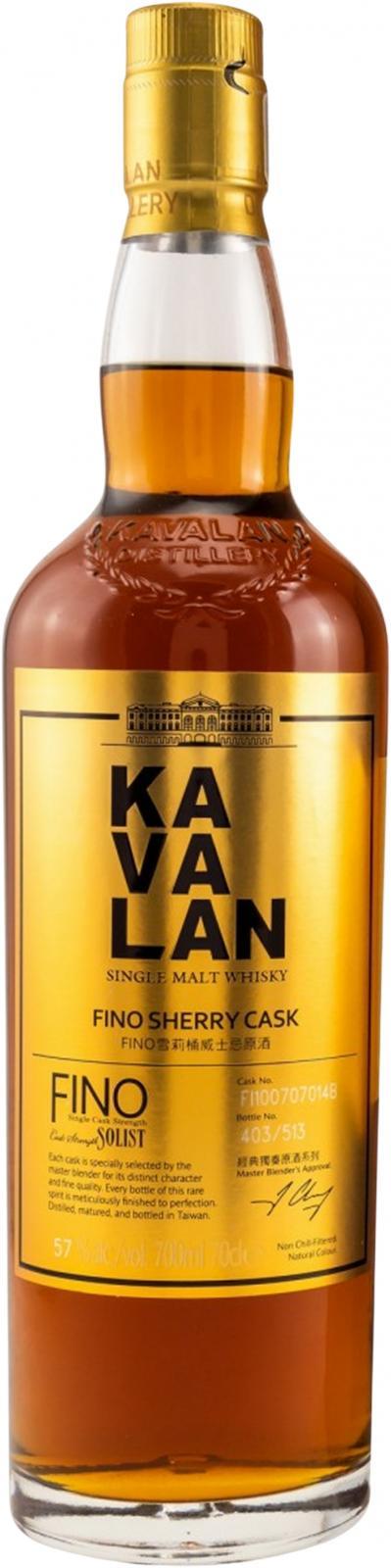 Kavalan Solist  Fino Sherry Cask