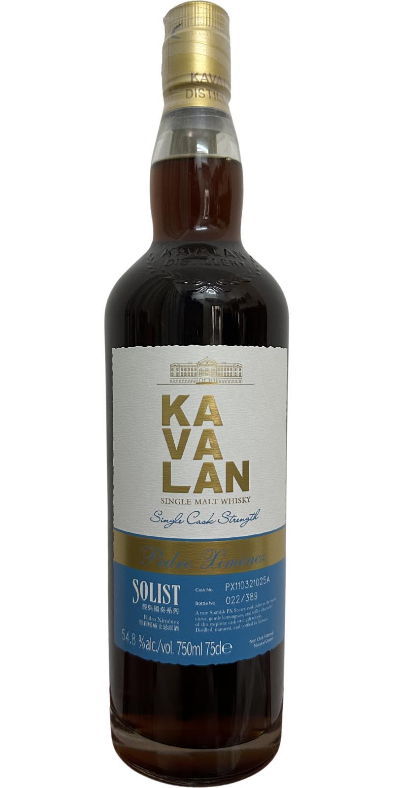 Kavalan Solist  Pedro Ximénez
