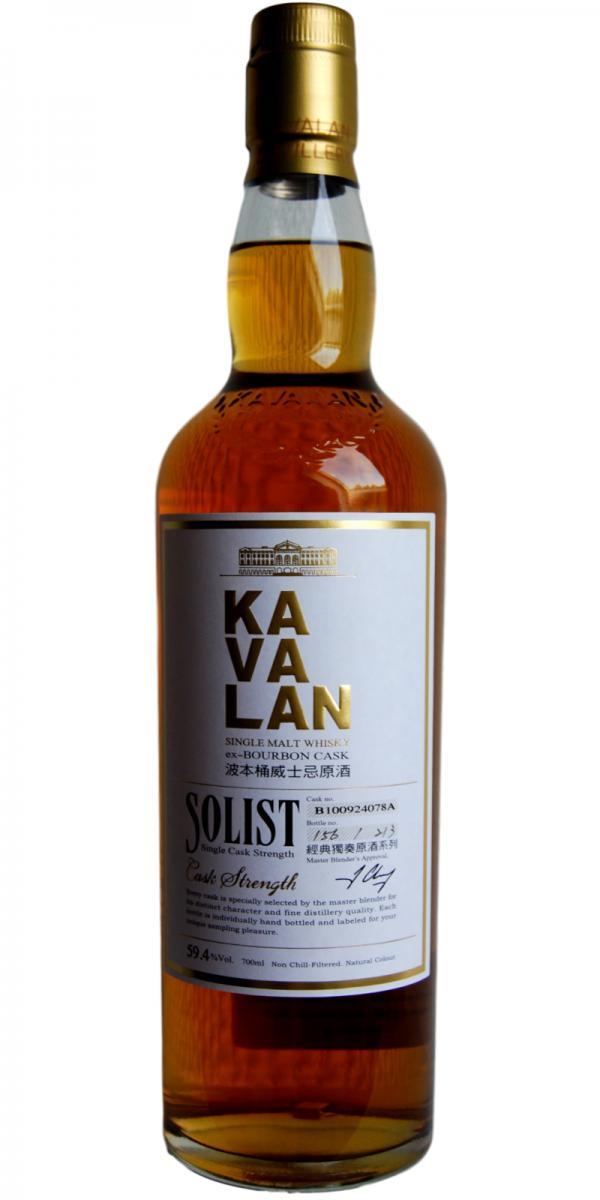 Kavalan Solist  ex-Bourbon Cask