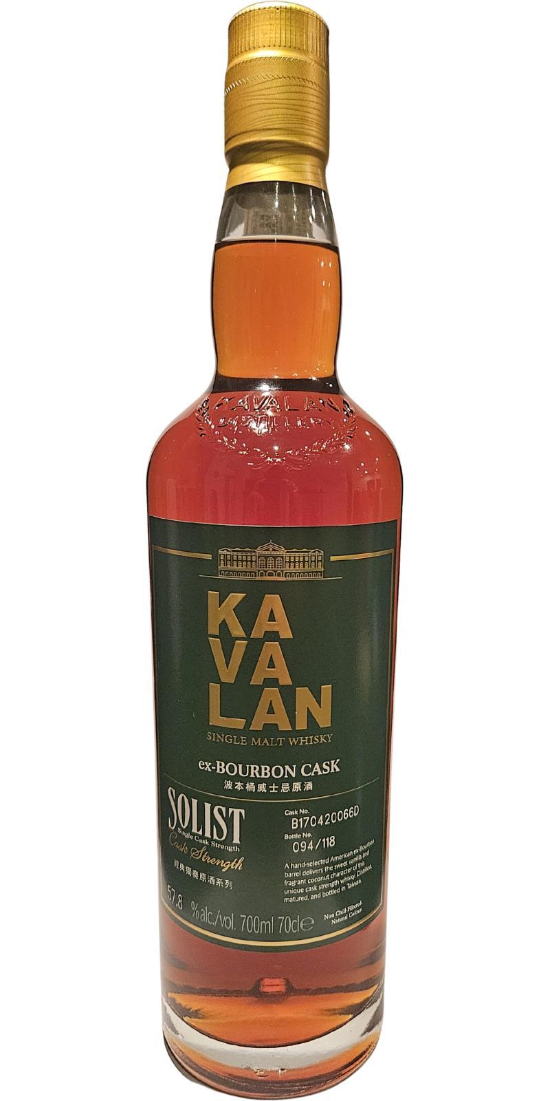 Kavalan Solist  ex-Bourbon Cask