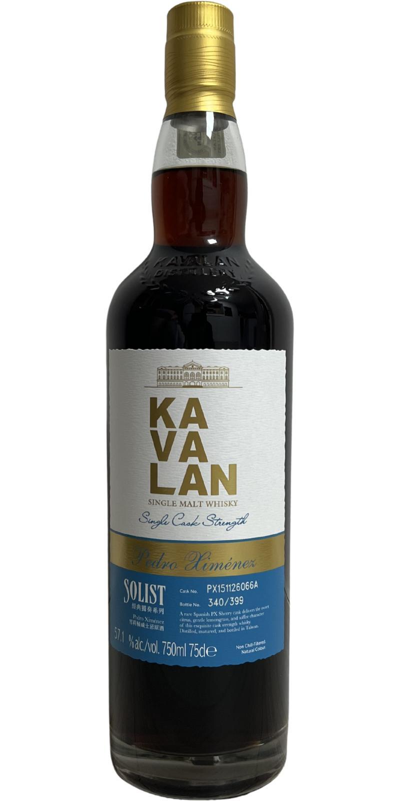 Kavalan Solist  Pedro Ximénez