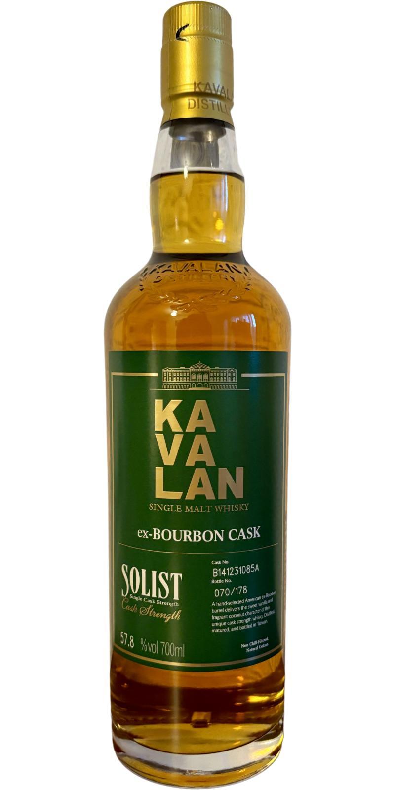 Kavalan Solist  ex-Bourbon Cask