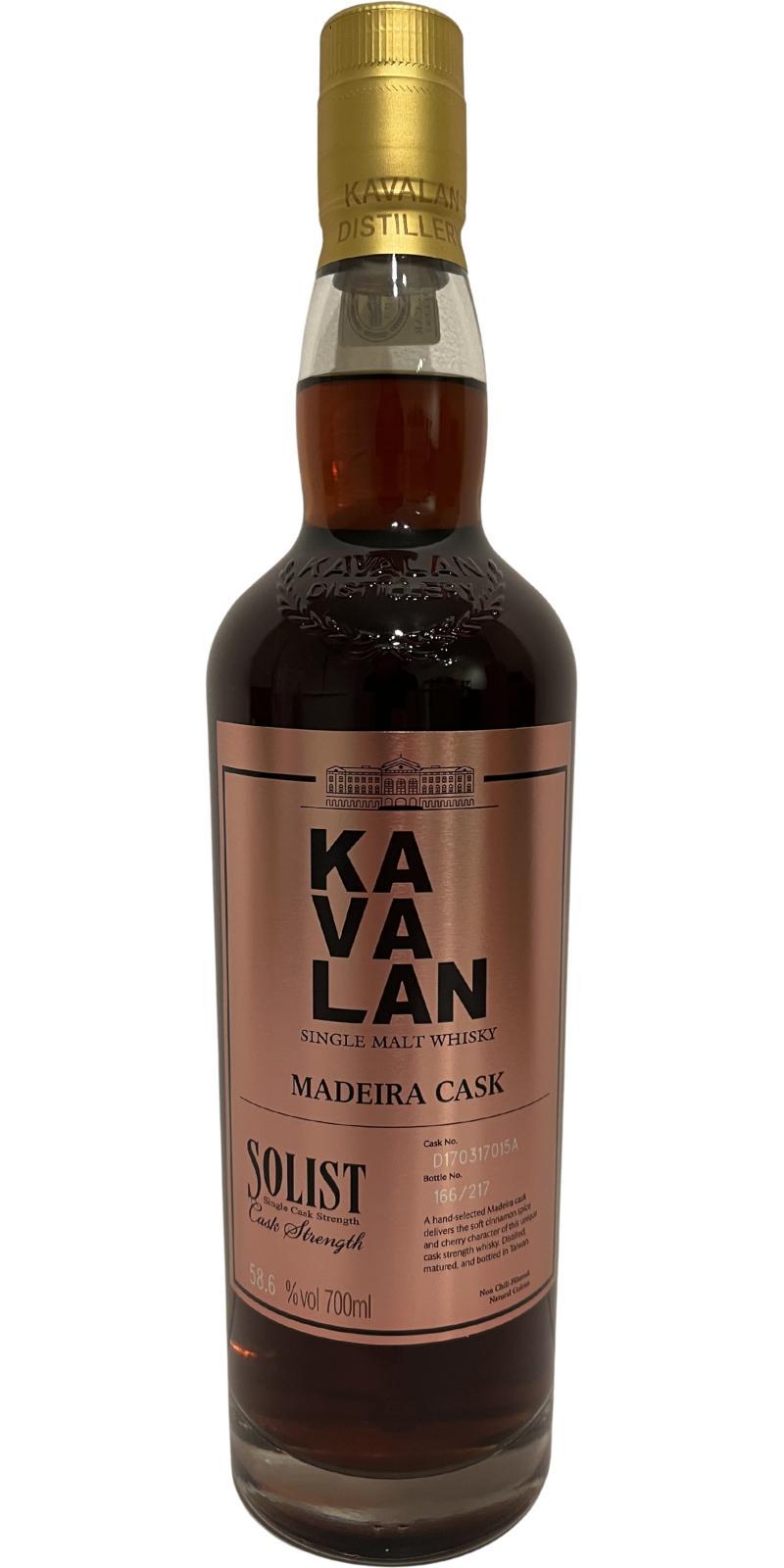 Kavalan Solist  Madeira Cask