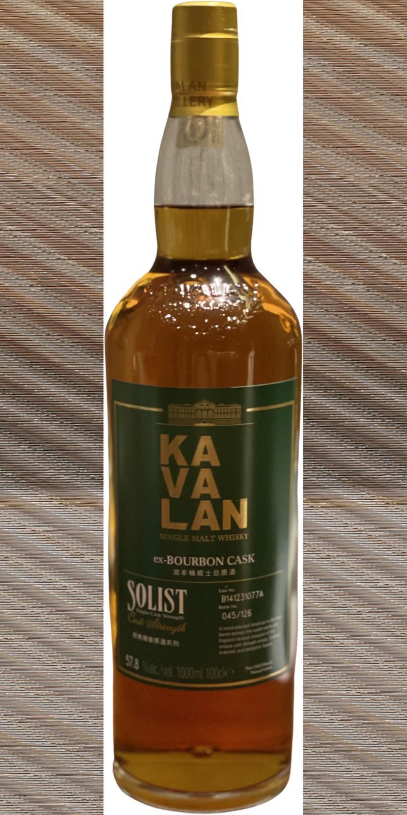 Kavalan Solist  ex-Bourbon Cask