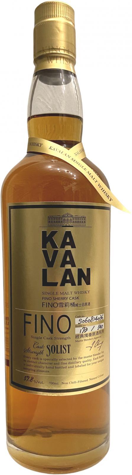 Kavalan Solist  Fino