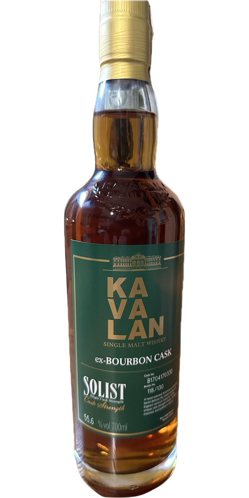 Kavalan Solist  ex- Bourbon Cask